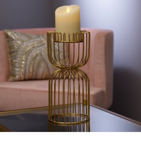 {$firm} {hp}Gold Scott Living Candle Holder - Picture 2 of 3